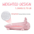Warmos Co 20" Pink Weighted Axolotl Stuffed Animals 2.8 Pound Soft Hugging