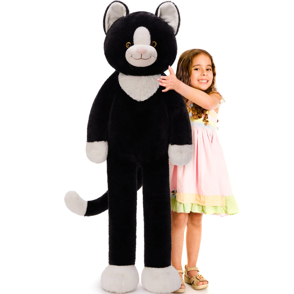 Warmos Co 39'' Weighted Cat Stuffed Animal Giant Stuffed Cat Body Pillow Plush Toy