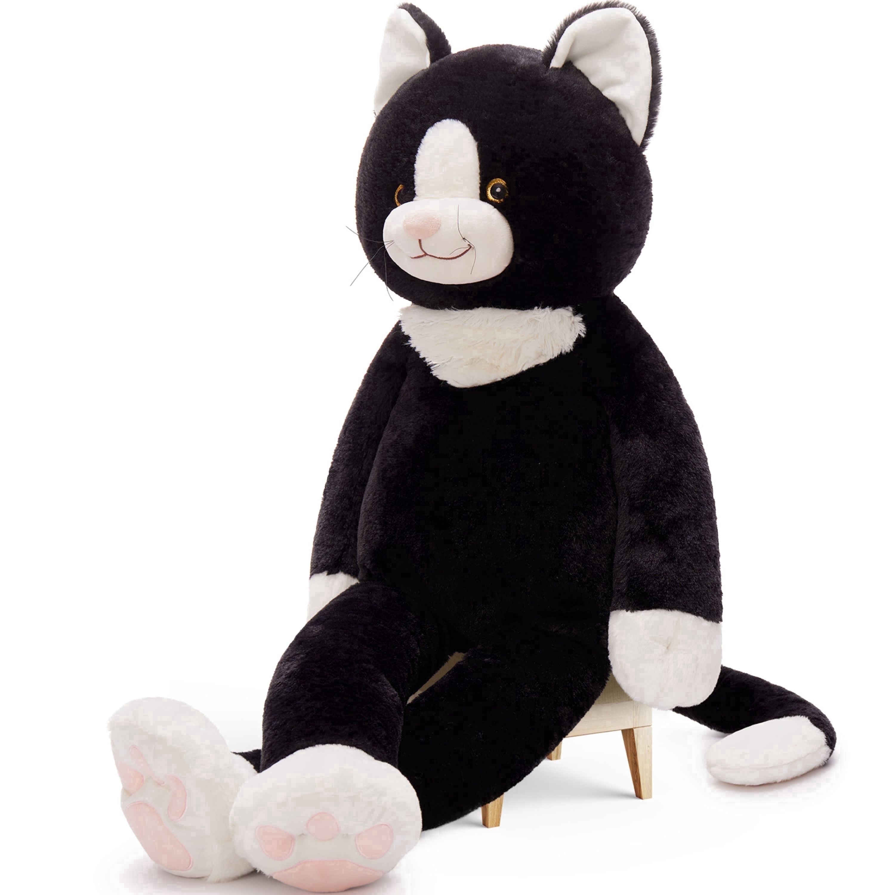 Warmos Co 39'' Weighted Cat Stuffed Animal Giant Stuffed Cat Body Pillow Plush Toy