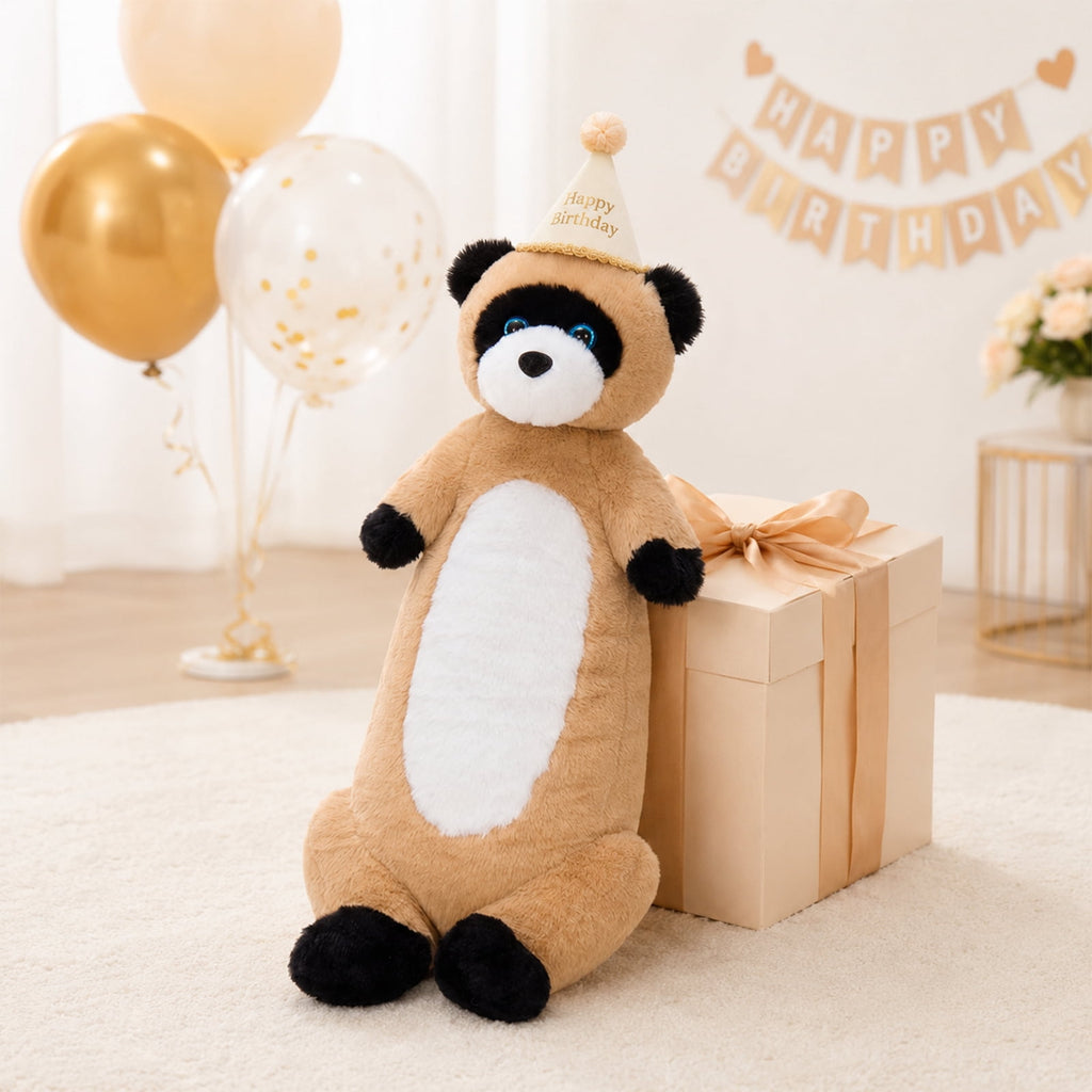 Warmos Co 19.6'' Ferret Stuffed Animal Gaint Weighted Ferret Body Pillow Plush Toy