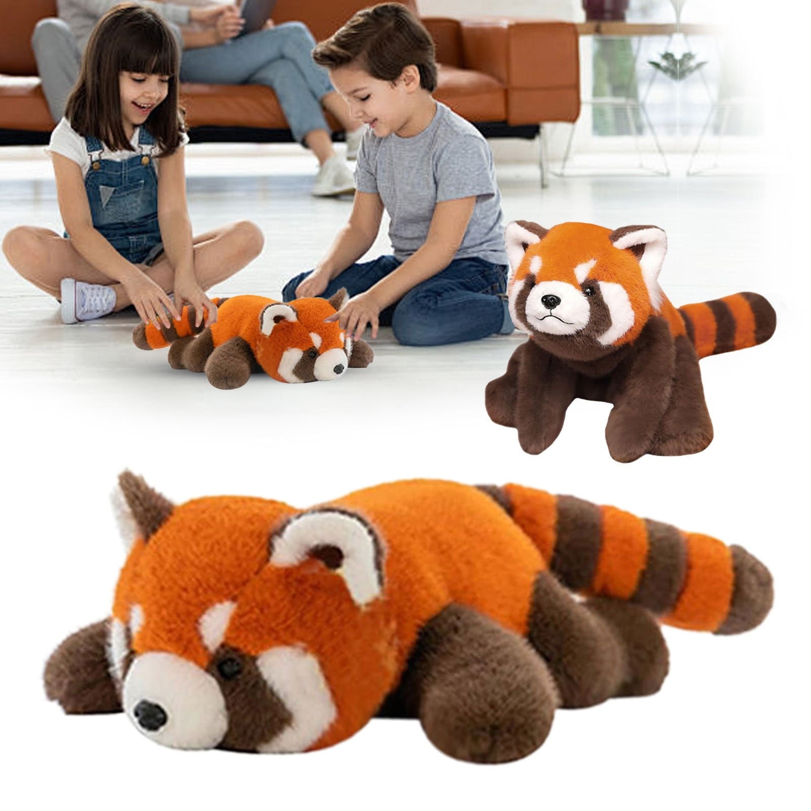 Warmos Co Red Panda Plush Toy Doll, Red Panda Weighted Stuffed Animals, Plush