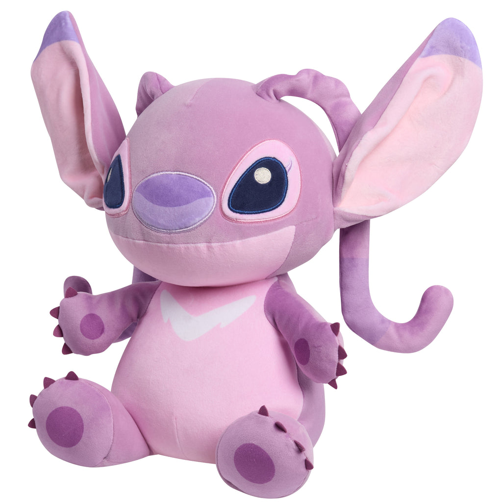 Warmos Co Stitch Comfort Weighted Plush Angel, 14-inch Stuffed Animal, Alien, Pink