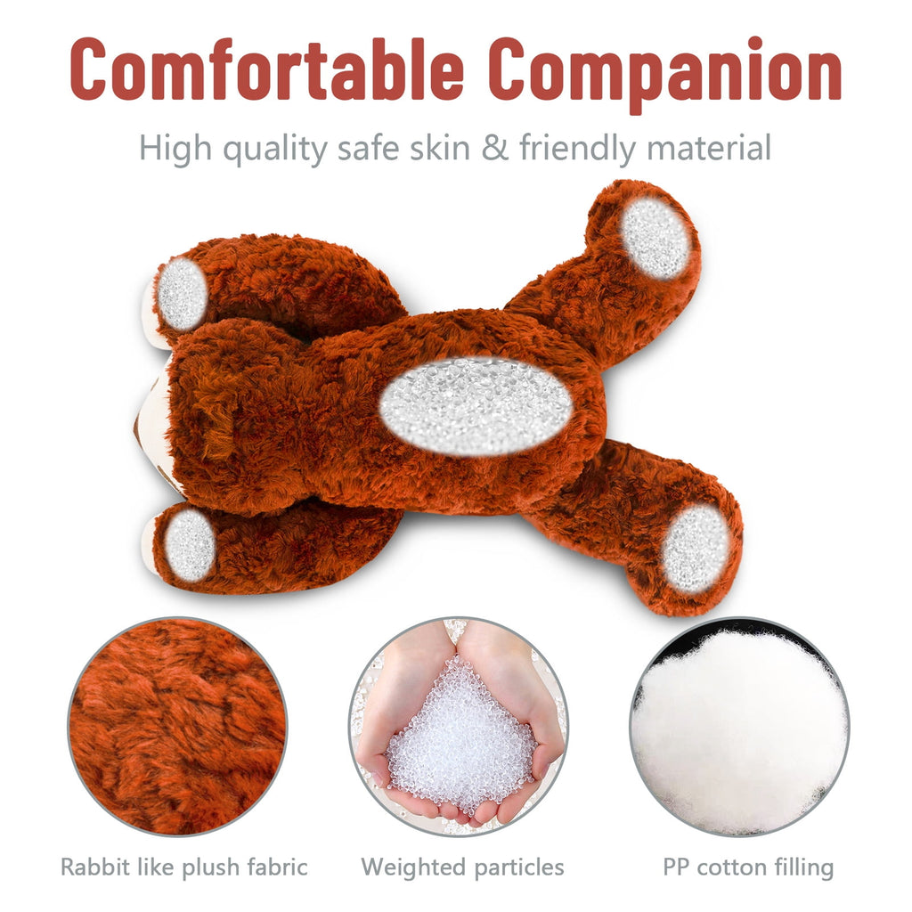 Warmos Co Stuffed Animal Plush Toy, Weighted Sloth, 3.3lb, Soft Faux Fur, 20 Inch