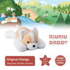 Warmos Co Weighted Corgi Stuffed Animals 20"Large Plush Toy,3.3lb Giant Weighted