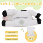 Warmos Co 28" Cow Weighted Stuffed Animals 5lb Soft Microwavable Stuffed Animal