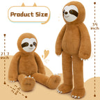 Warmos Co Muiteiur Sloth Stuffed Animal 39" Weighted Sloth Plush Toy