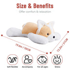 Warmos Co Weighted Corgi Stuffed Animals 20"Large Plush Toy,3.3lb Giant Weighted