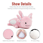 Warmos Co 20" Pink Weighted Axolotl Stuffed Animals 2.8 Pound Soft Hugging