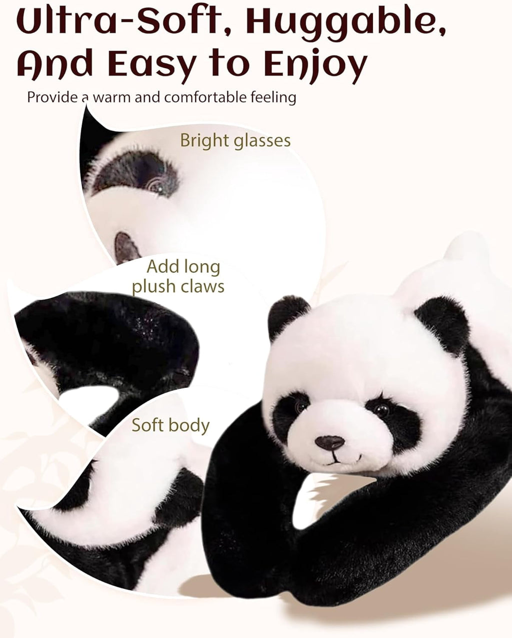 Warmos Co Weighted Stuffed Animal – Panda, Sloth, Bear, Koala, Raccoon & Dinosaur