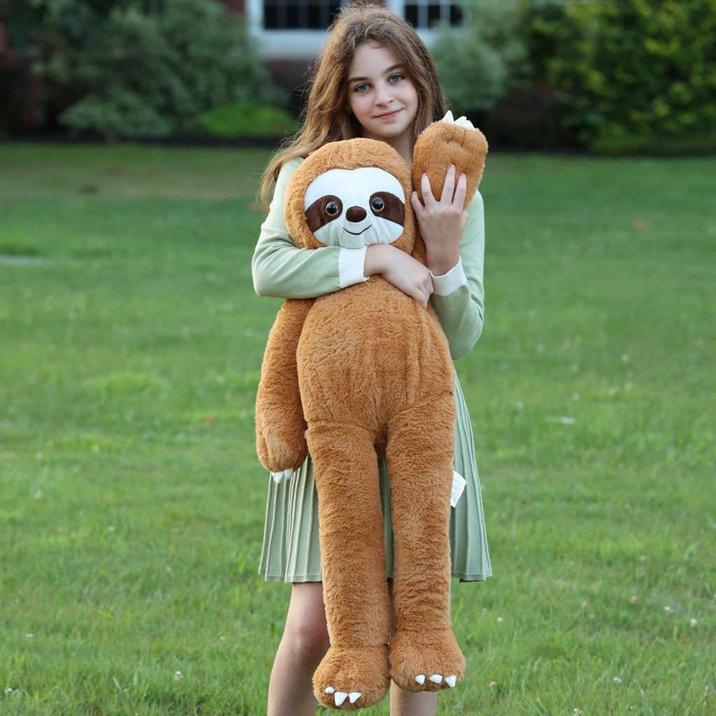 Warmos Co Muiteiur Sloth Stuffed Animal 39" Weighted Sloth Plush Toy