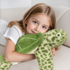 Warmos Co 20" Turtle Stuffed Animals,3.3lb Weighted Green Sea Turtles Plush Toy,