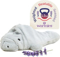 Warmos Co 13" Manatee Stuffed Animal, Microwavable Heated Plushies and Weighted