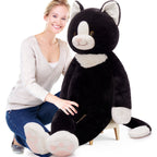 Warmos Co 39'' Weighted Cat Stuffed Animal Giant Stuffed Cat Body Pillow Plush Toy