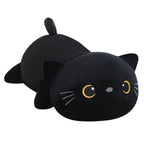 Warmos Co Weighted Black Cat Plush, Cute Soft Pillow Toy Gift for Kids 23.6 Inch,