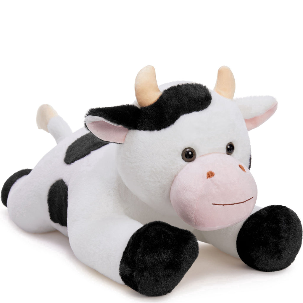 Warmos Co 28" Cow Weighted Stuffed Animals 5lb Soft Microwavable Stuffed Animal