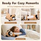 Warmos Co 19.6'' Ferret Stuffed Animal Gaint Weighted Ferret Body Pillow Plush Toy