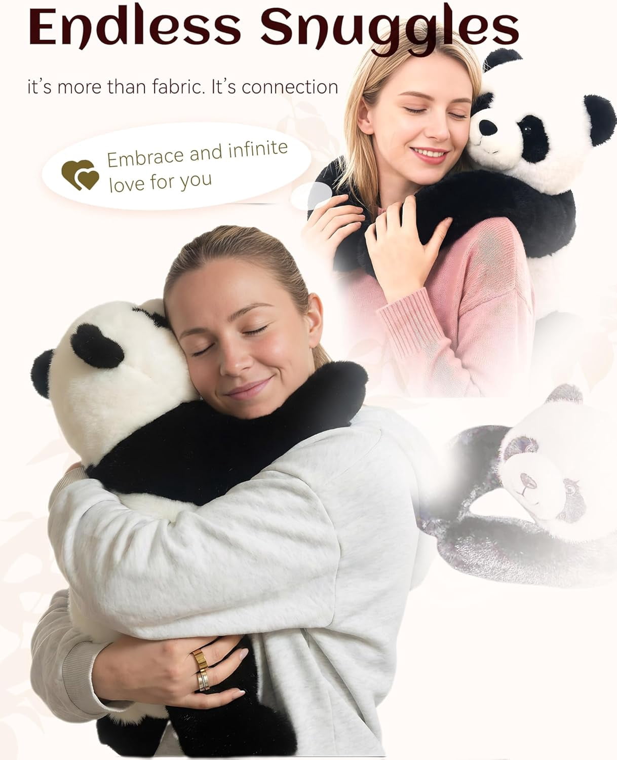 Warmos Co Weighted Stuffed Animal – Panda, Sloth, Bear, Koala, Raccoon & Dinosaur