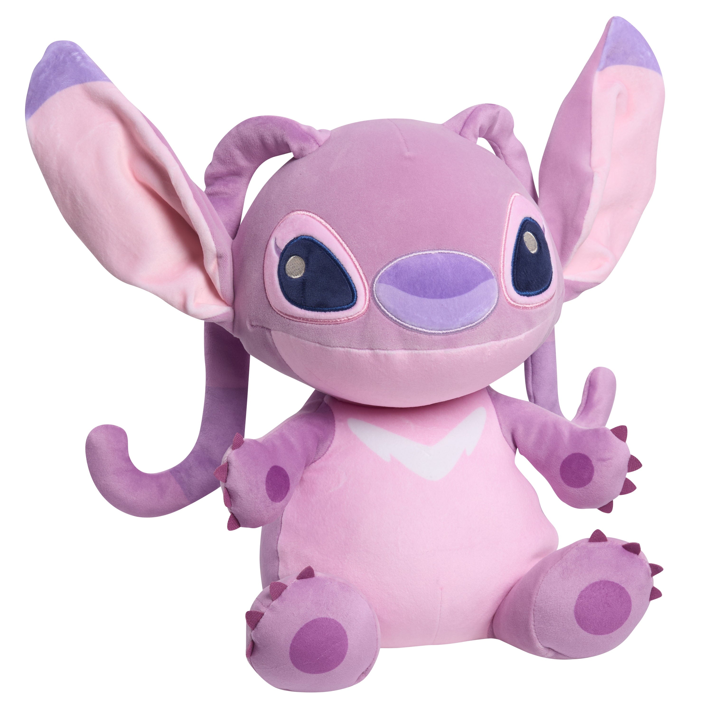 Warmos Co Stitch Comfort Weighted Plush Angel, 14-inch Stuffed Animal, Alien, Pink