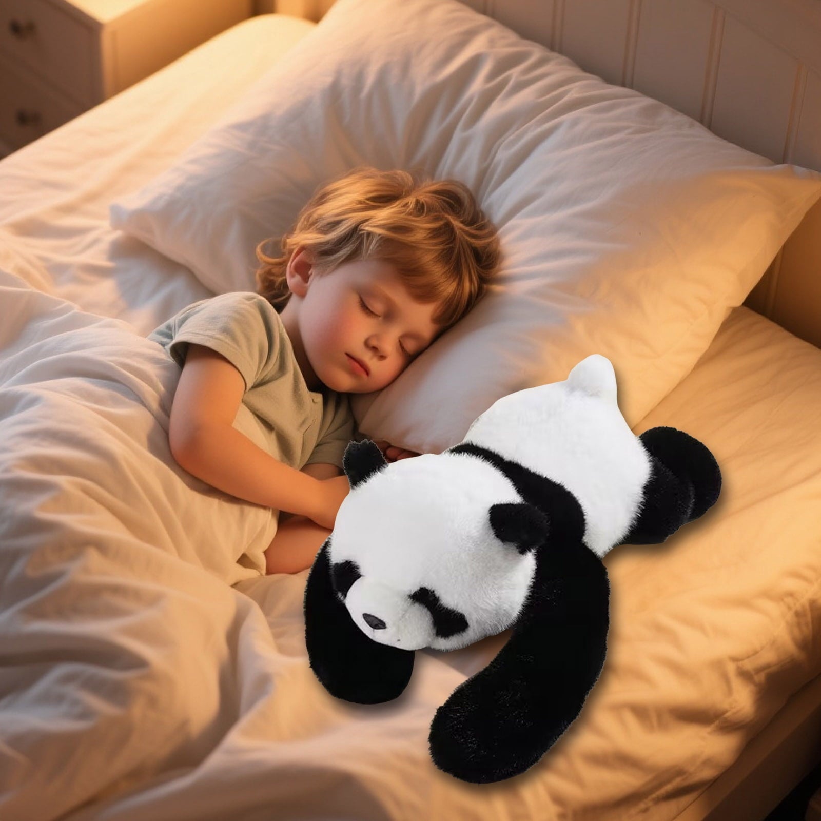 Warmos Co Weighted Stuffed Animals, 24in Big Panda Plush, Cute Soft Plushie