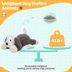 Warmos Co 24" Weighted Microwavable Stuffed Animal, Large Weighted Stuffed Dog