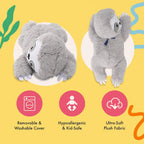 Warmos Co Lilly's Love Weighted Animal Sloth- Heatable Warmie Plush & Coolable