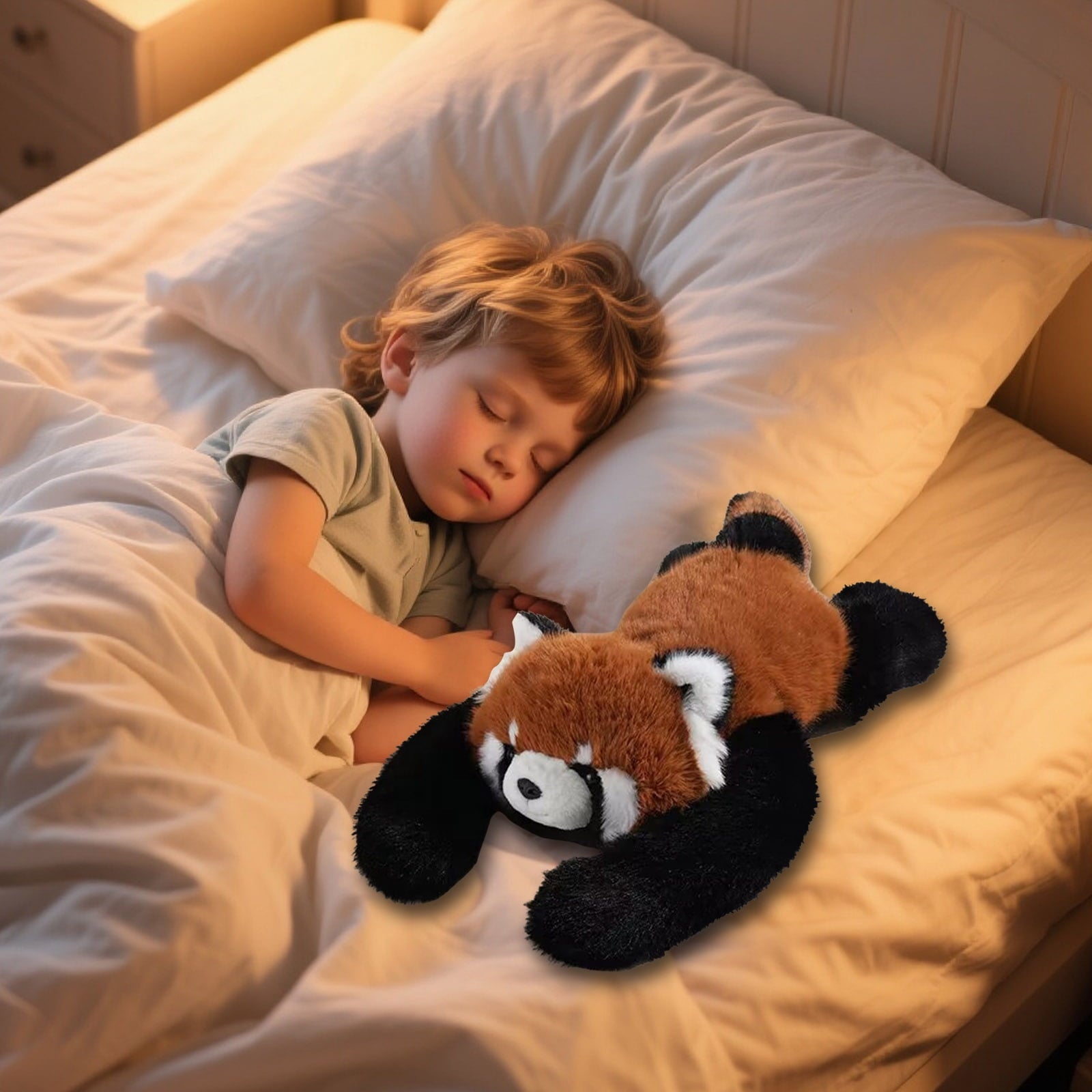 Warmos Co Weighted Stuffed Animals, 24in Big Panda Plush, Cute Soft Plushie