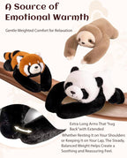 Warmos Co Weighted Stuffed Animal – Panda, Sloth, Bear, Koala, Raccoon & Dinosaur