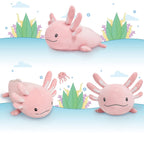 Warmos Co 20" Pink Weighted Axolotl Stuffed Animals 2.8 Pound Soft Hugging