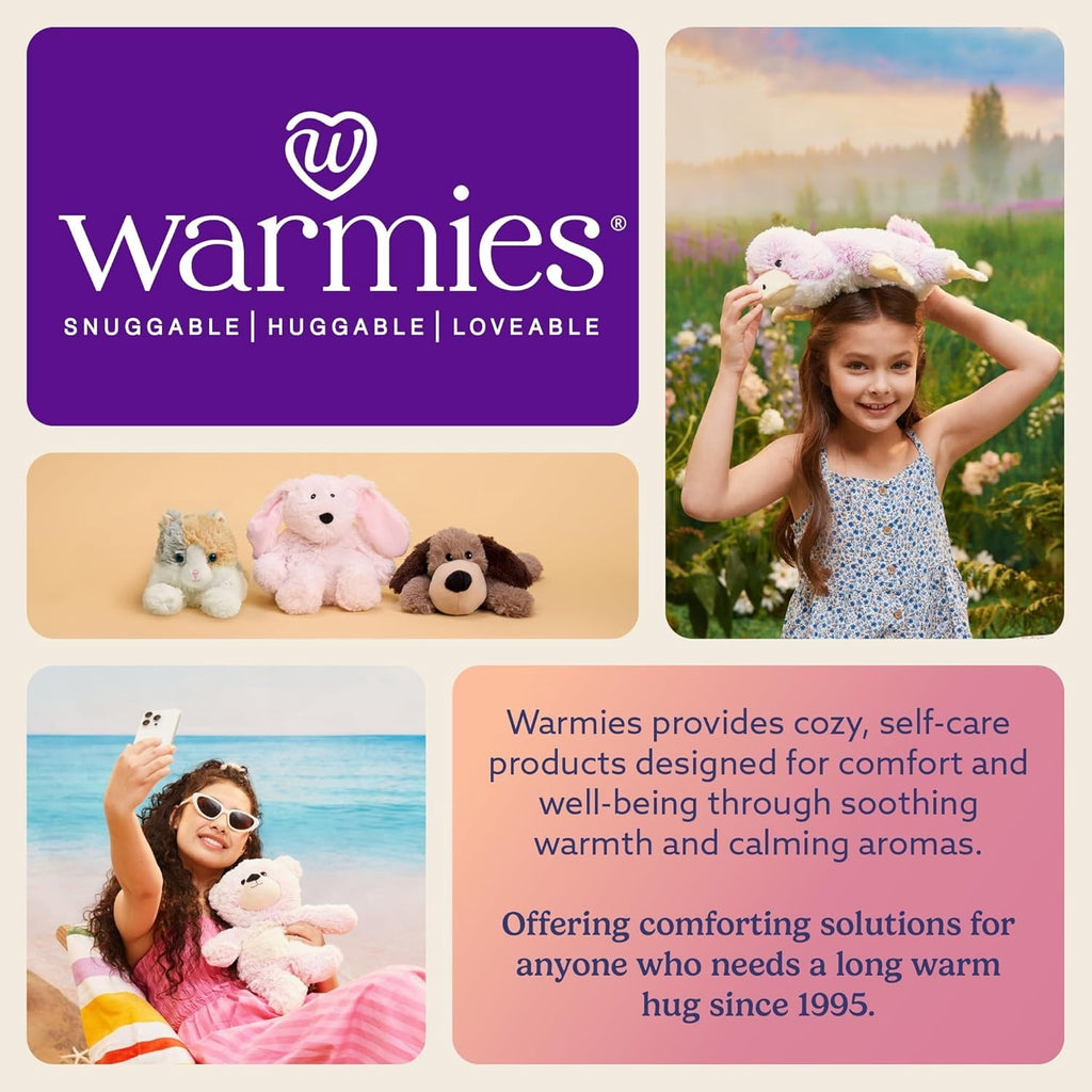 Warmos Co 13" Puppy Stuffed Animal, Microwavable Heated Plushies and Weighted