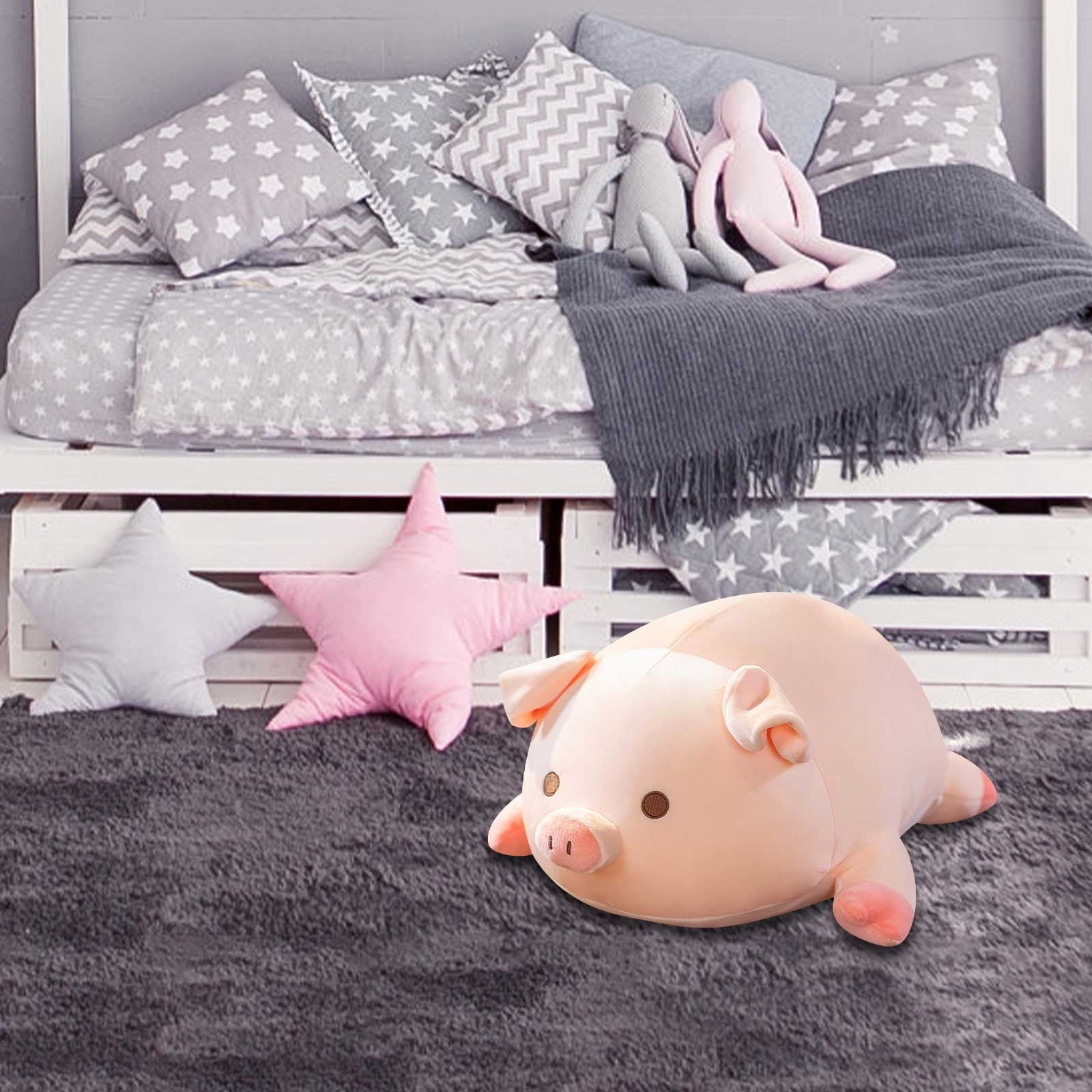 Warmos Co Utral Soft and Comforting Weighted Stuffed Animals Stuffed Plush Pig