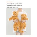 Warmos Co Cat Plush Toy, Soft Stuffed Cat with Weighted Paws & Tail, Realistic