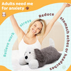Warmos Co 24" Weighted Microwavable Stuffed Animal, Large Weighted Stuffed Dog