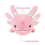 Warmos Co 20" Pink Weighted Axolotl Stuffed Animals 2.8 Pound Soft Hugging